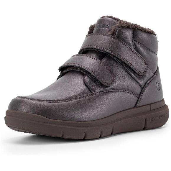 Men\'s Extra Wide Winter Boots Fur Lined Snow Boots Waterproof main image 4
